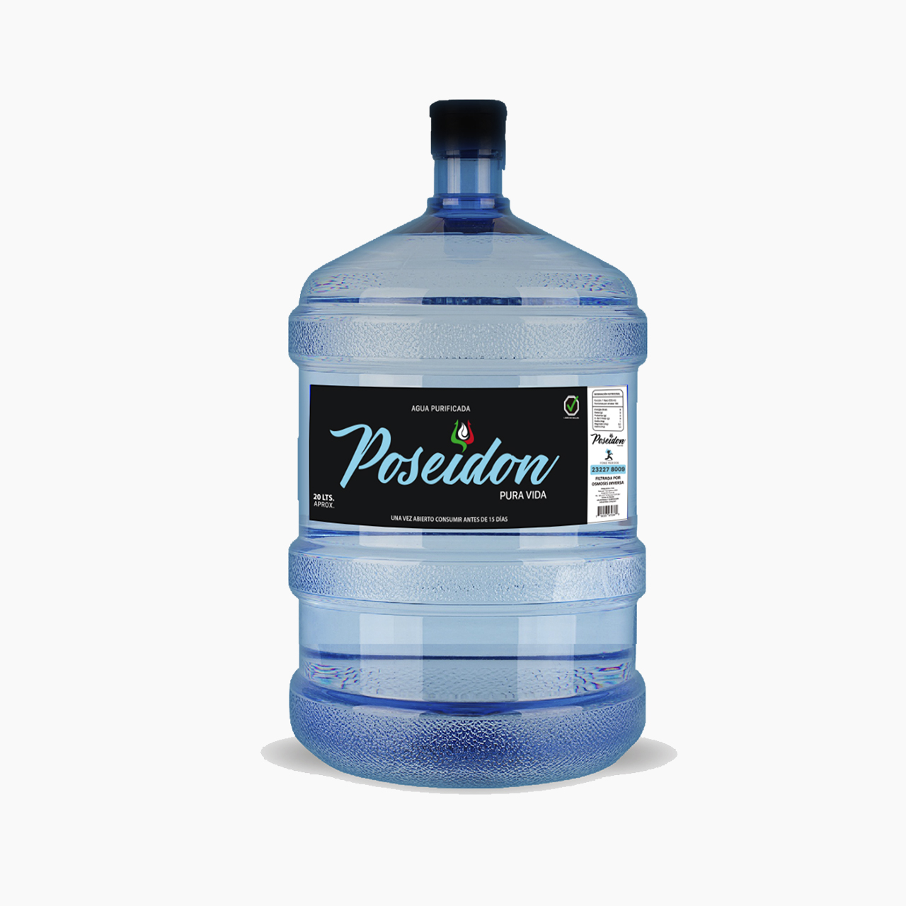 Bidon 20 litros nuevo (agua+ bidón)
